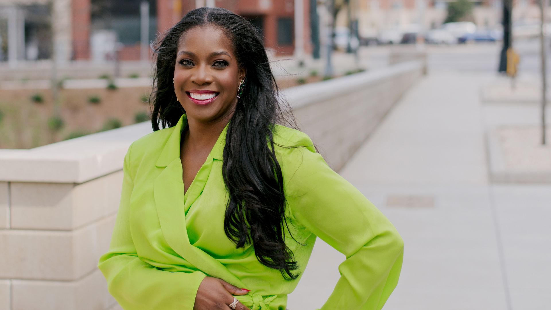 Dr. Shante Williams posing outside.