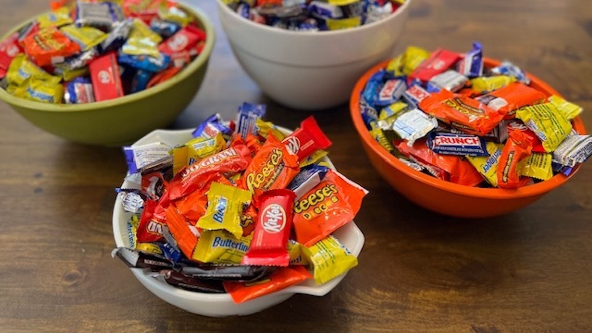 Bowls of candy