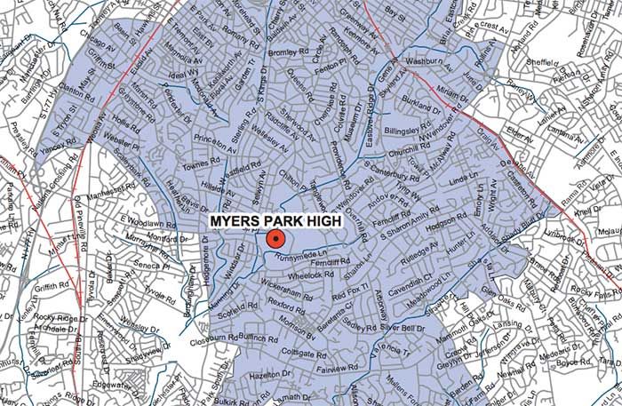 myers-park-high-boundary