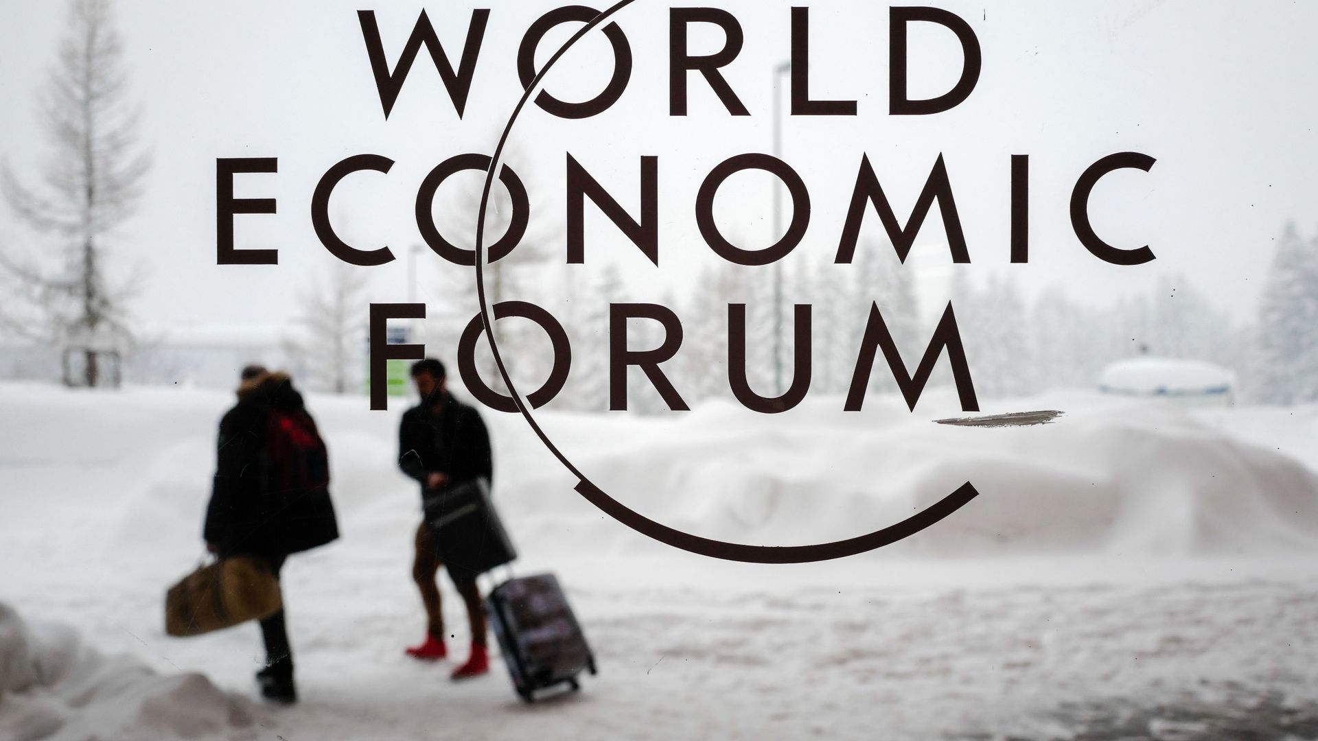 The 2018 World Economic Forum meeting in Davos, Switzerland.