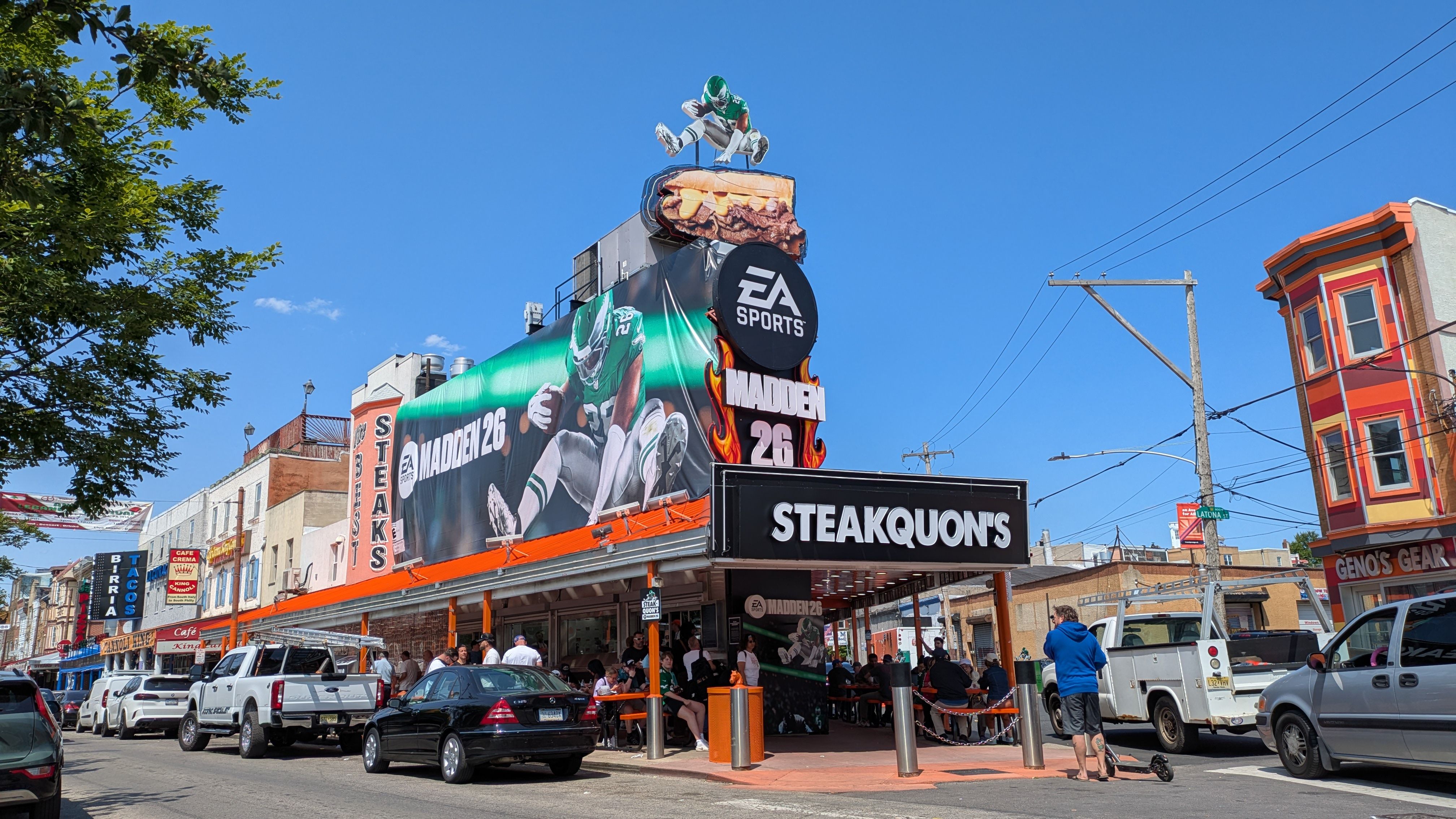 Geno's Steaks in South Philly will be known as "Steakquon's" for the next week.  