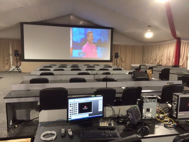 media tent wells fargo golf charlotte