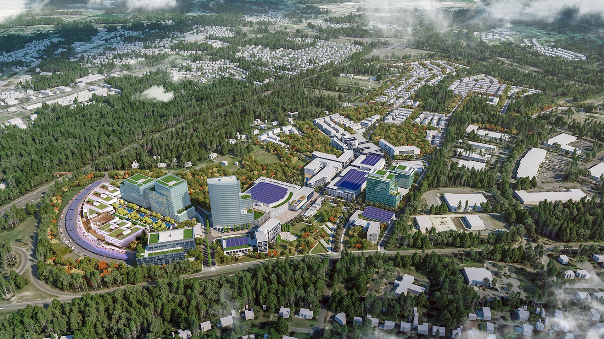 GreenCity rendering. Image: Courtesy of GreenCity 