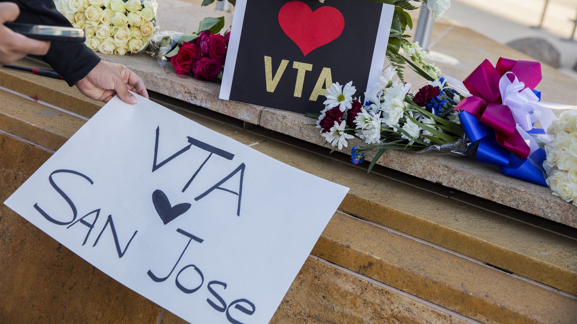 A memorial in San Jose, CA