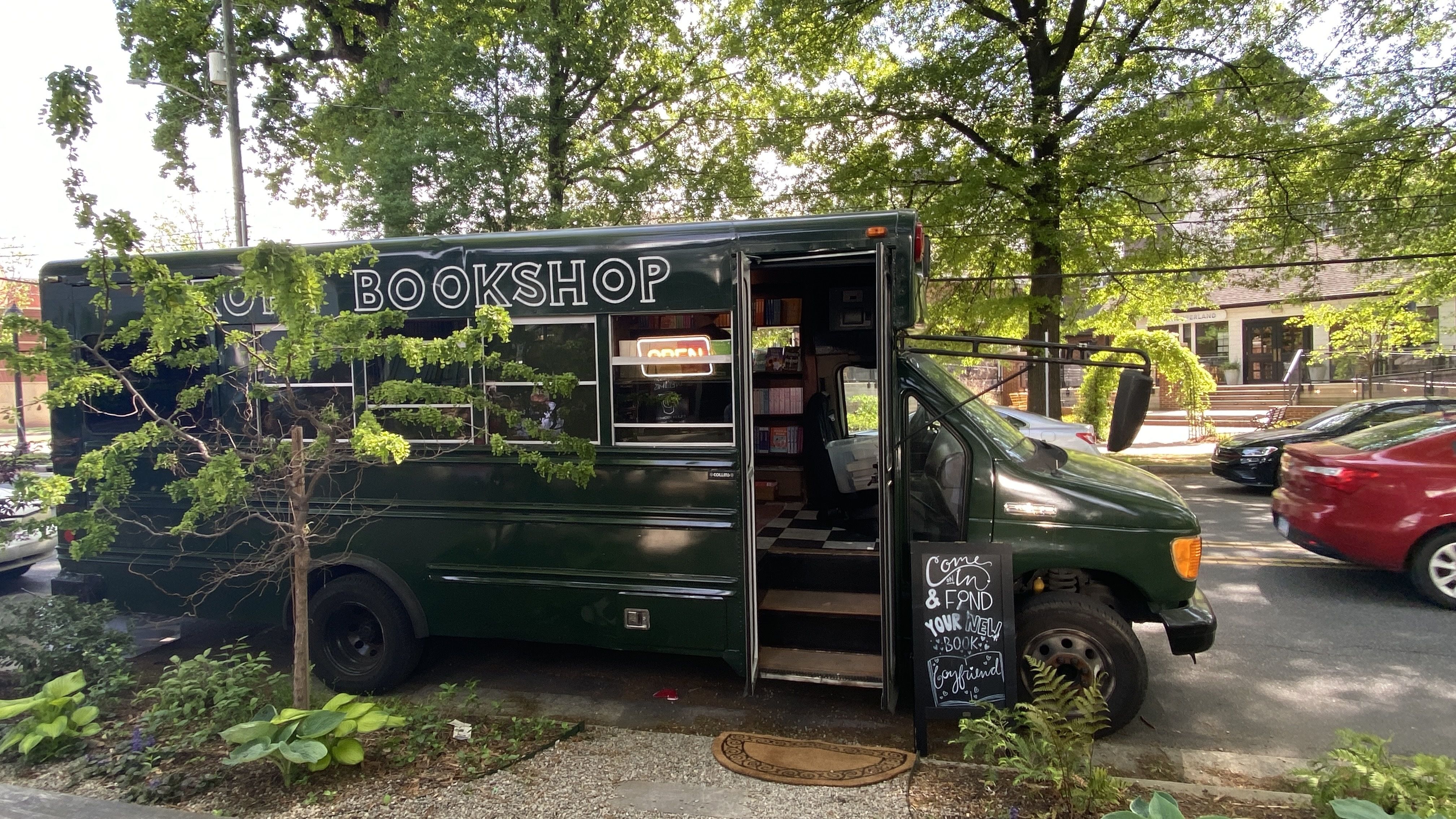 Trope Bookshop exterior.
