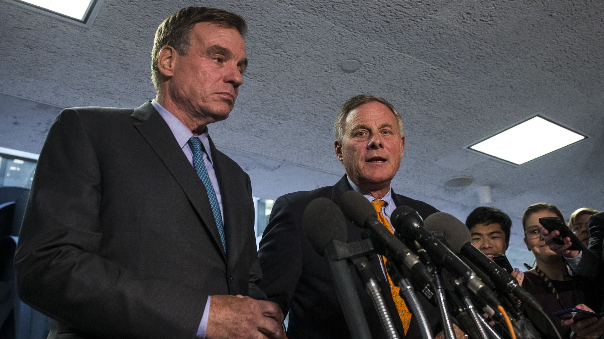 Mark Warner and Richard burr