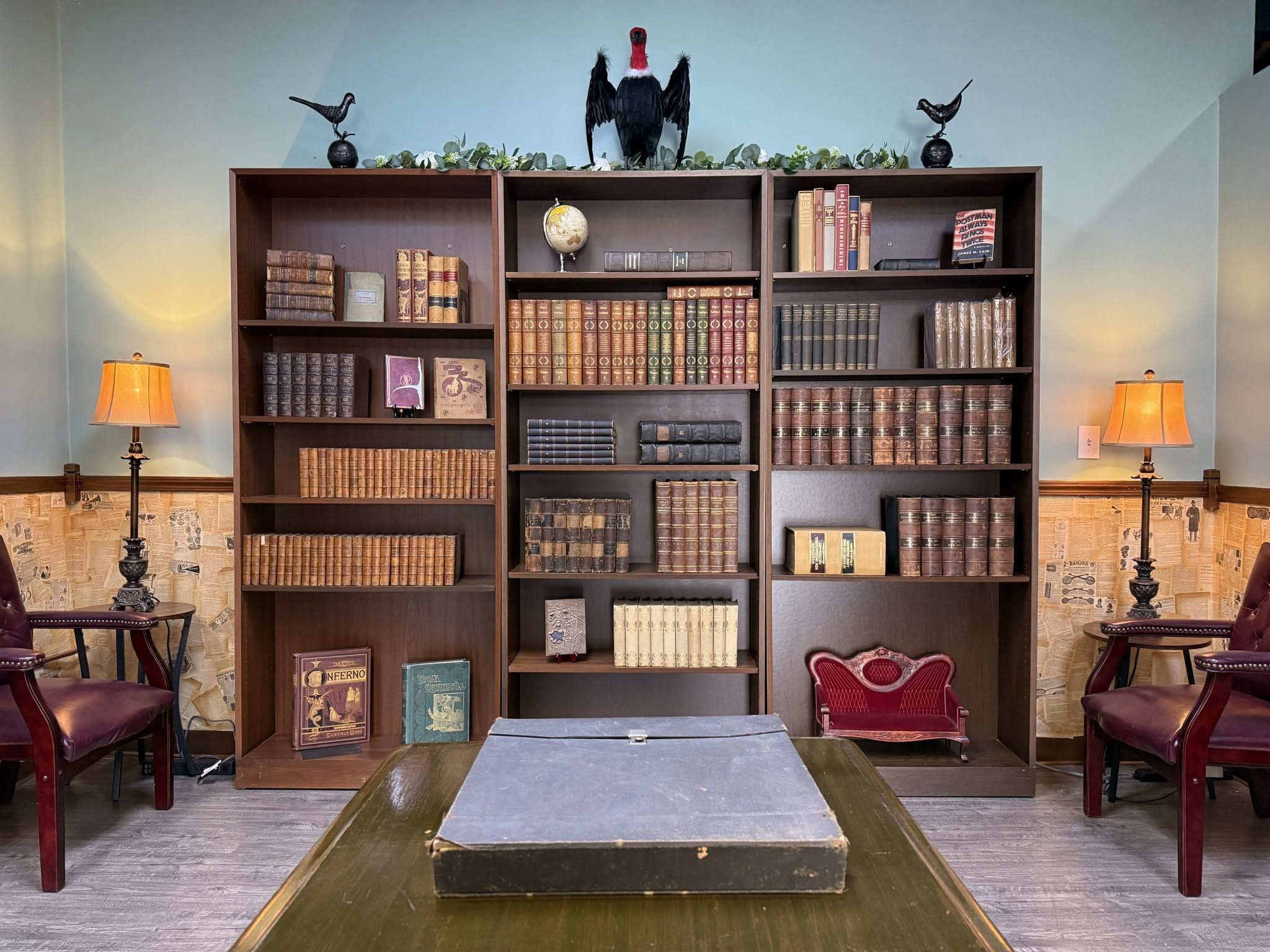 Bookshelves inside Wordcage, Latonia's newest store.