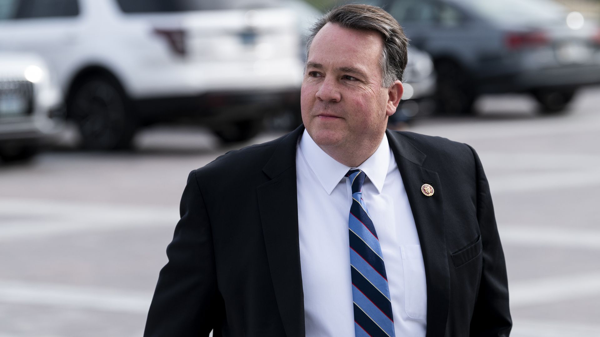 Rep. Alex Mooney, R-W.Va., arrives for a vote in the Capitol on Thursday, Nov. 4, 2021.