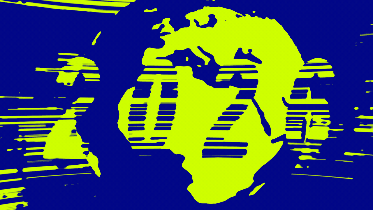 Animated illustration of a globe spinning forward over speed lines. More speed lines above it are forming the year 2026, the individual numbers of which rotate to reveal lightning bolts.