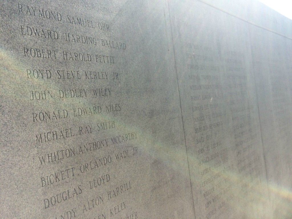 Charlotte Vietnam wall