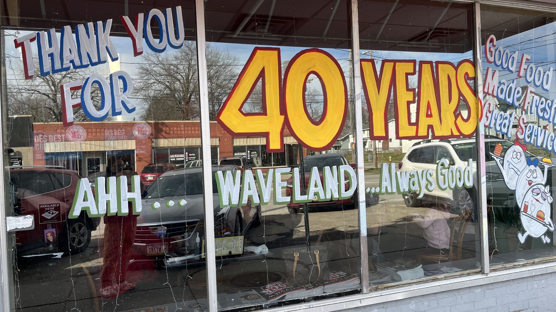 waveland cafe 40 years