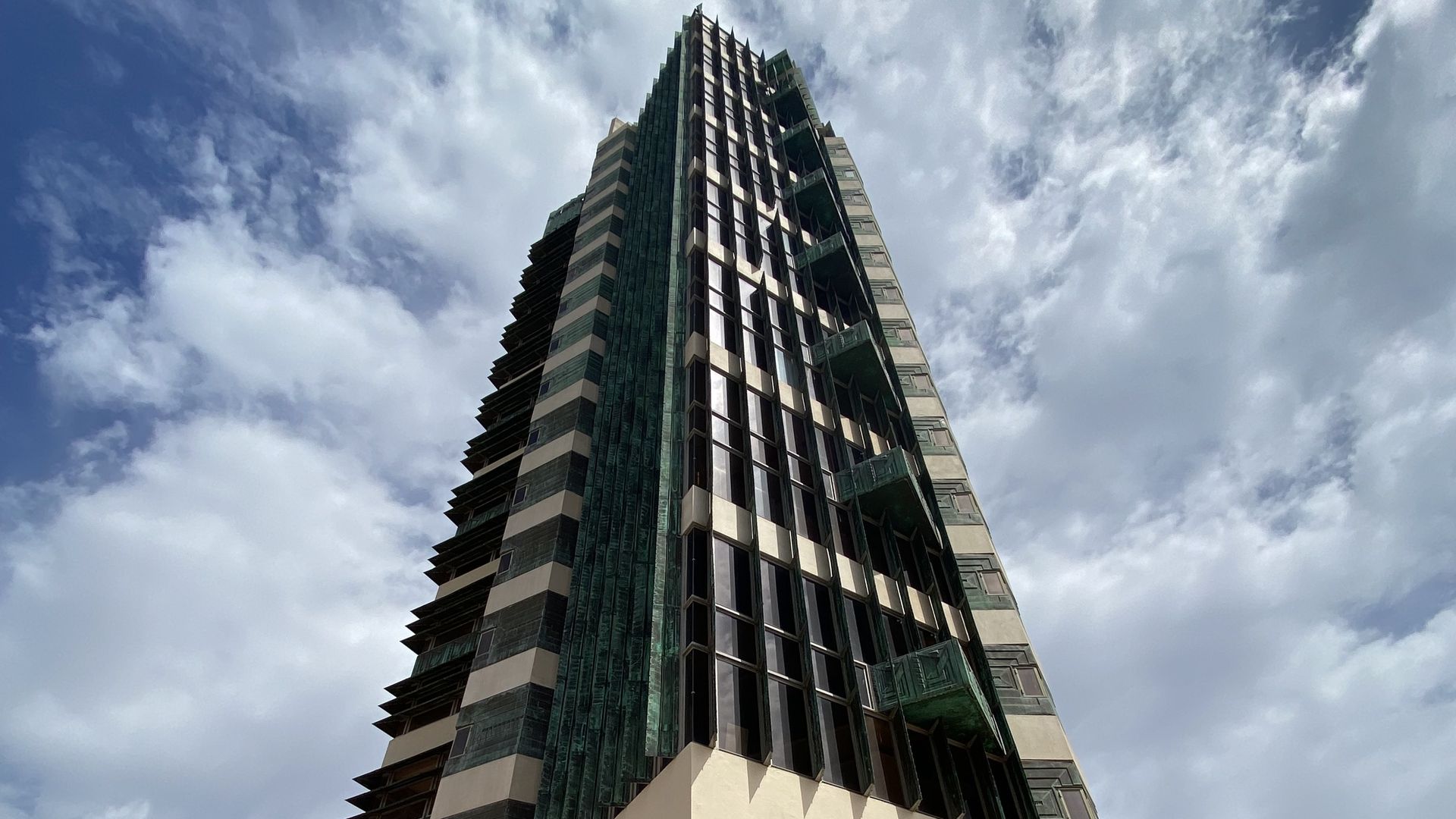 The Price Tower in Bartlesville, Oklahoma