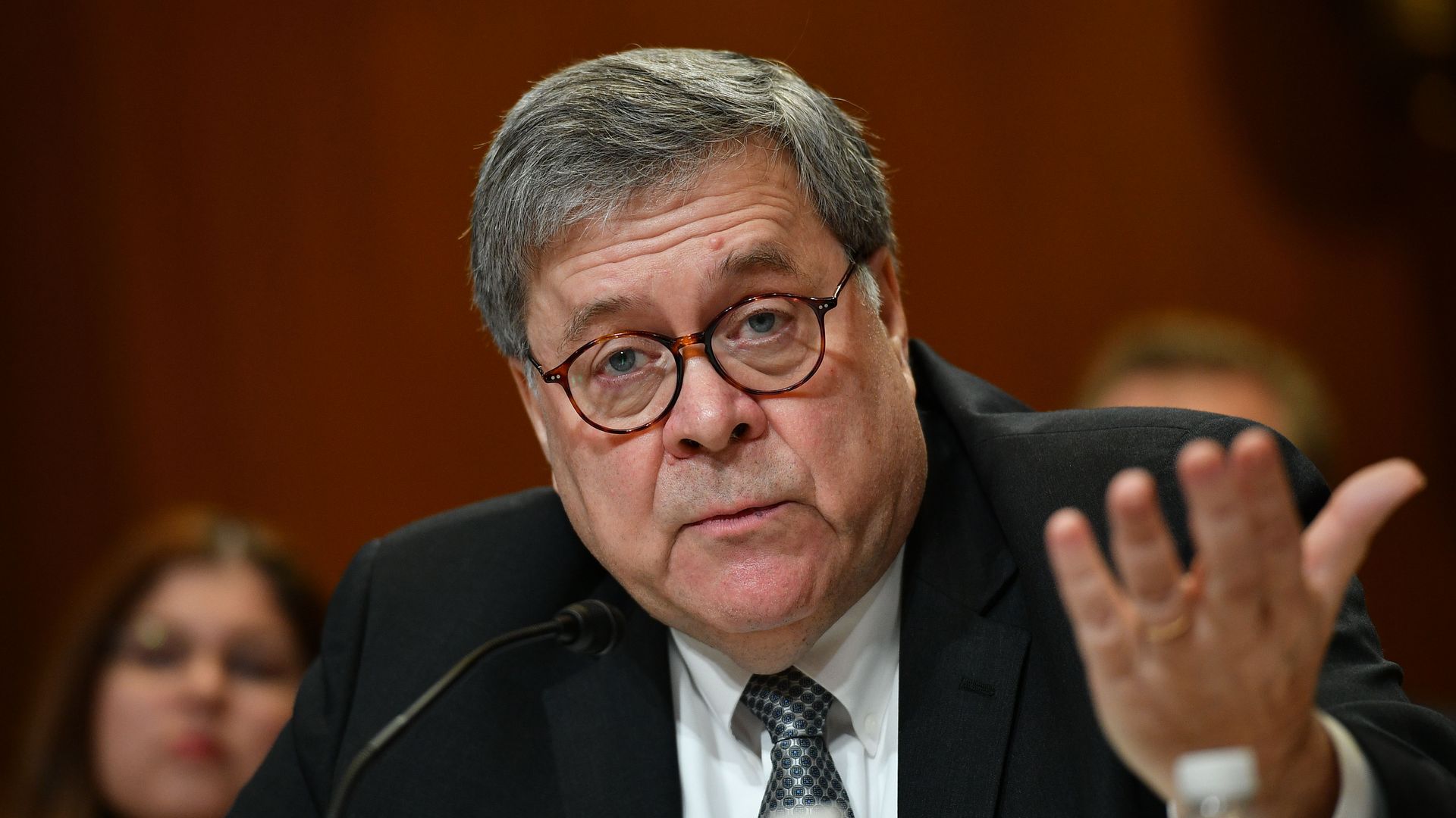 Attorney General William Barr. 