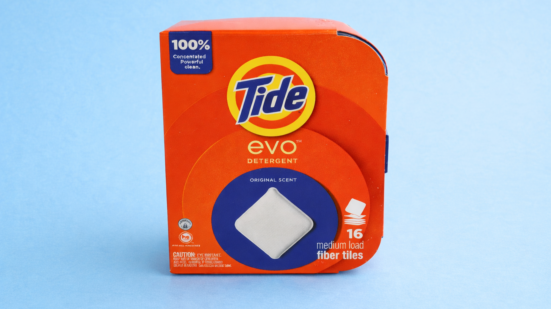 Tide evo detergent tiles are a dry, fiber-based format. 