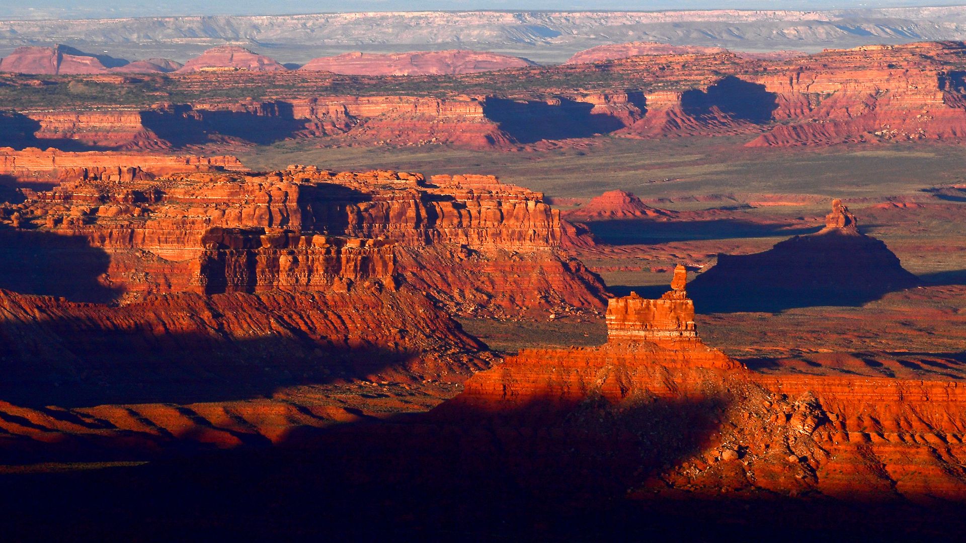 A photo of the Valley of the Gods rock formations at low sun. Katherine Frey: The Washington Post via Getty Images.jpg