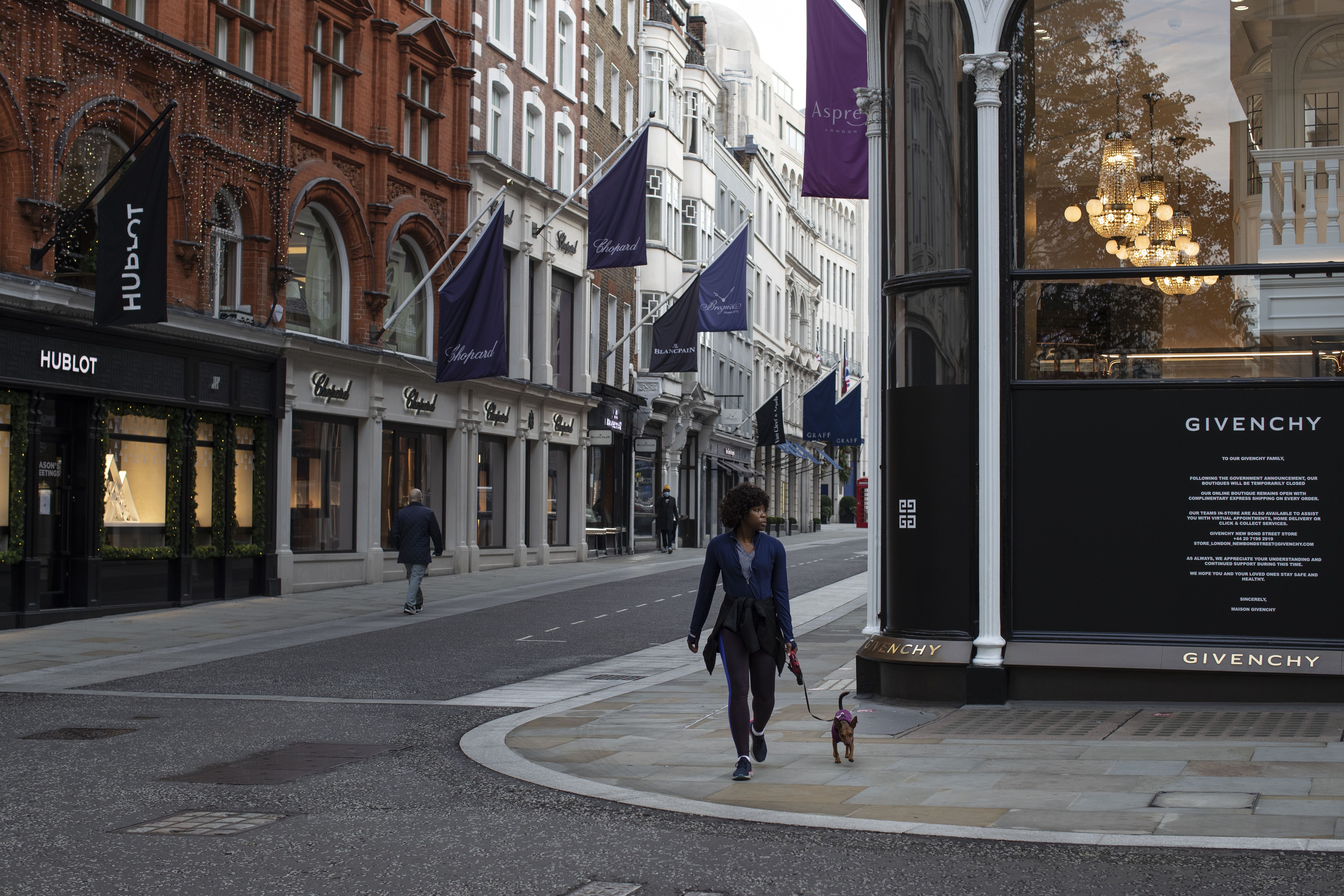 empty old london street