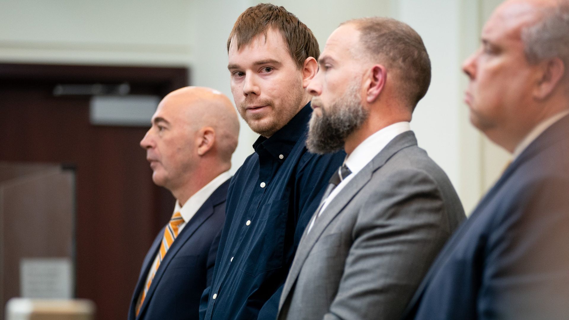 Travis Reinking reacts to the verdict. Photo: Andrew Nelles/The Tennessean/USA Today Network