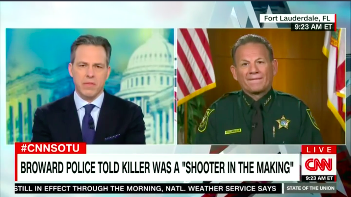 Jake Tapper grills sheriff for failing Parkland students