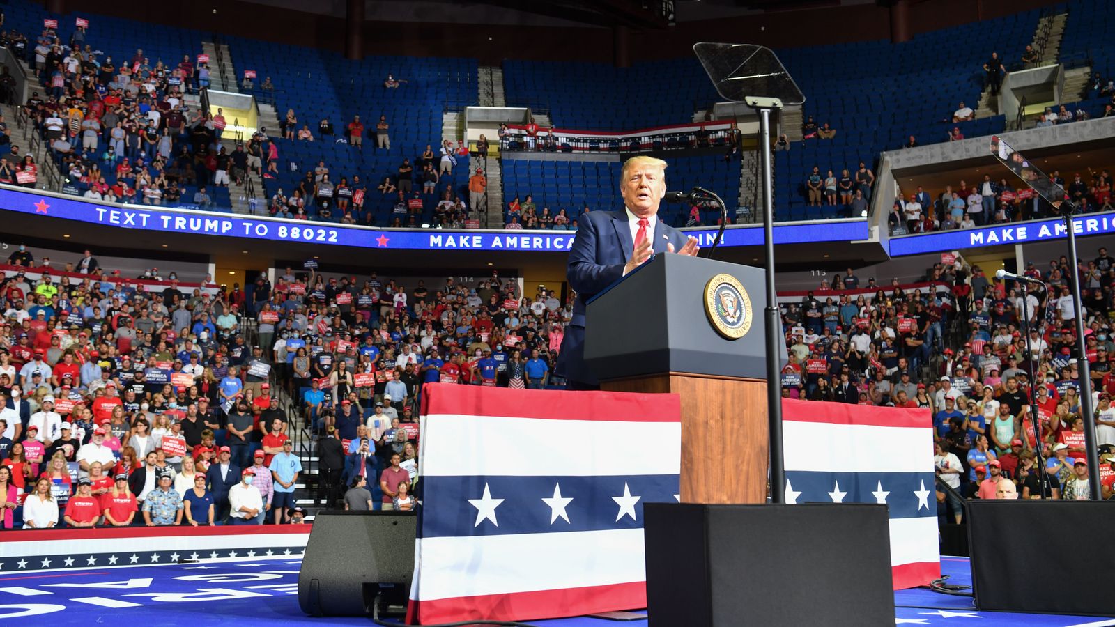 Trump On Socially Distanced Rallies: "You Can't Have Empty Seats"