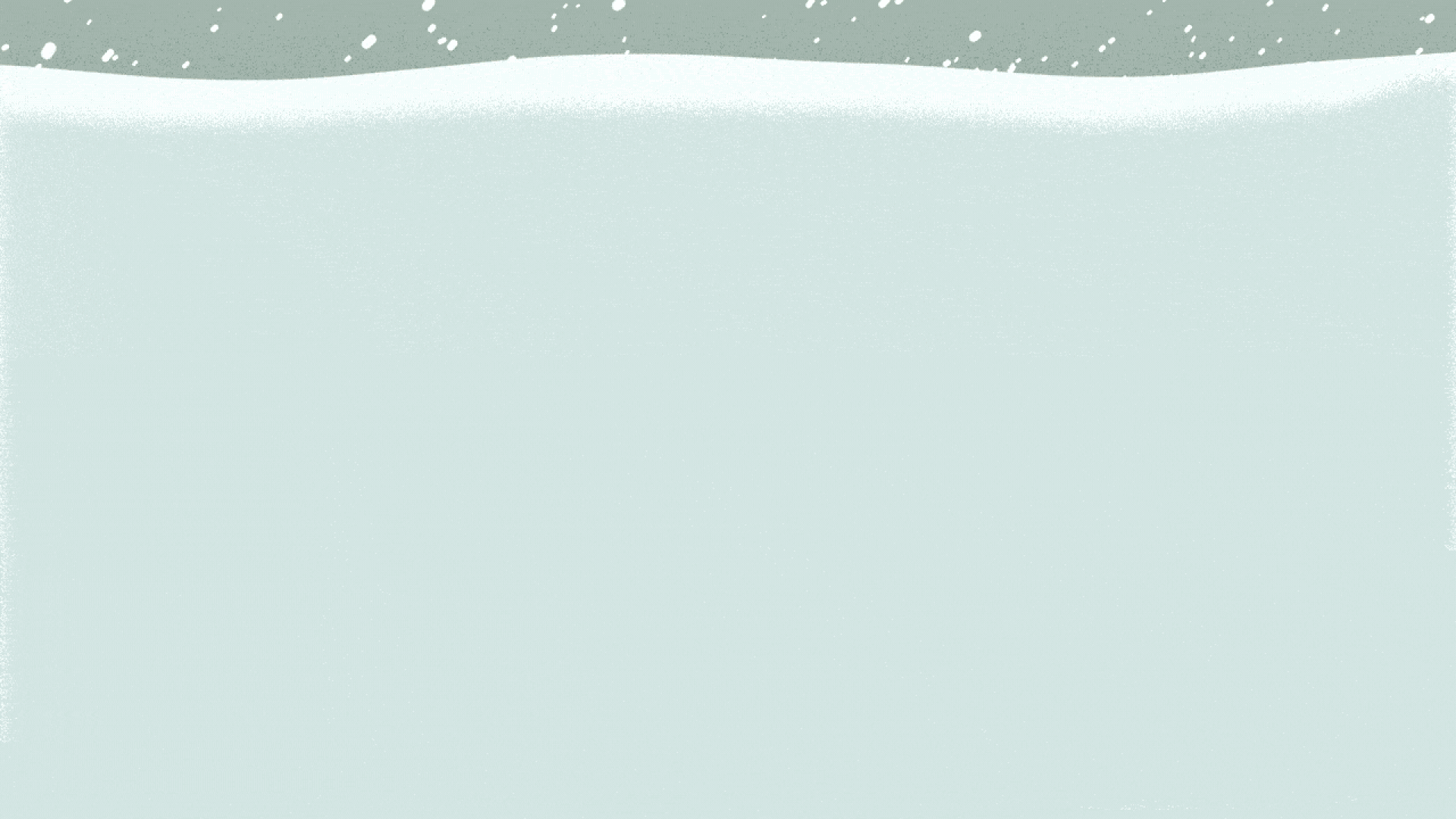 Illustration of snow being shoveled off the screen, and a beach chair being put in its place before it gets swallowed by more snow.