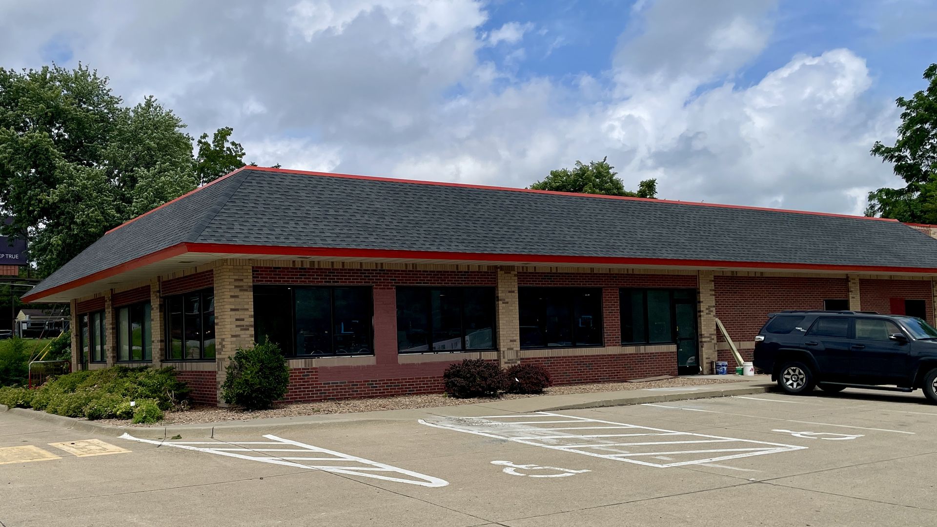 A photo of a former McDonald's restaurant.
