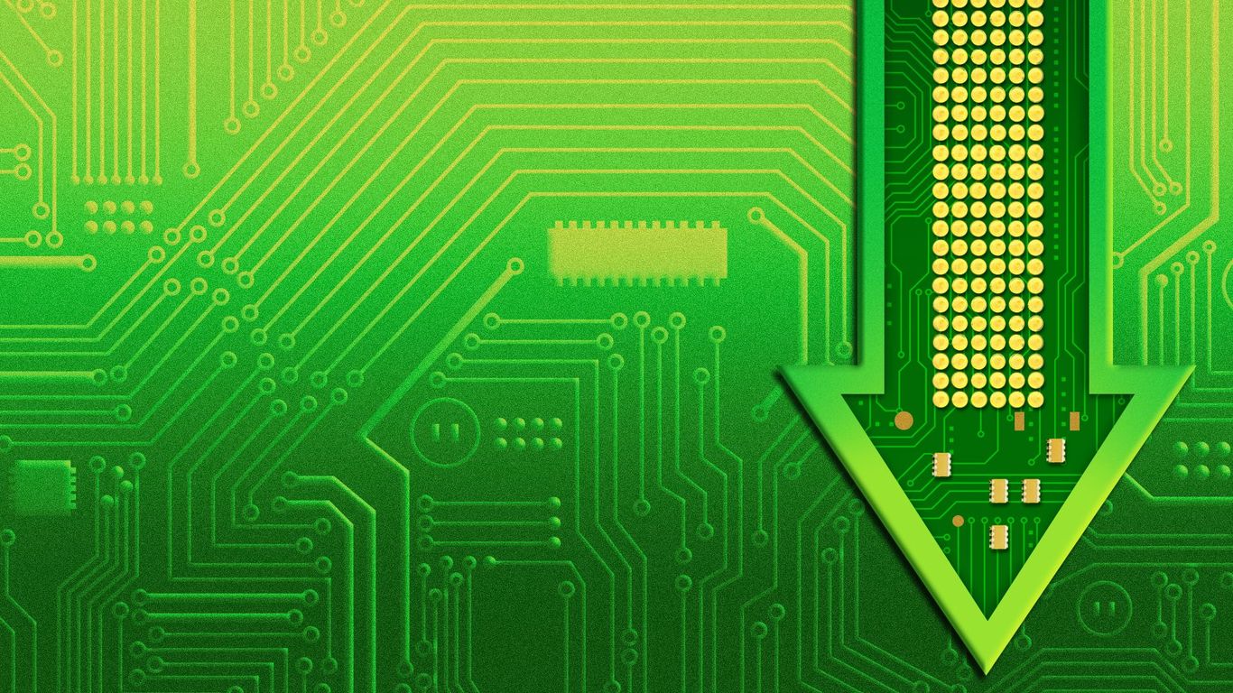 Investors cool on red-hot chip stocks