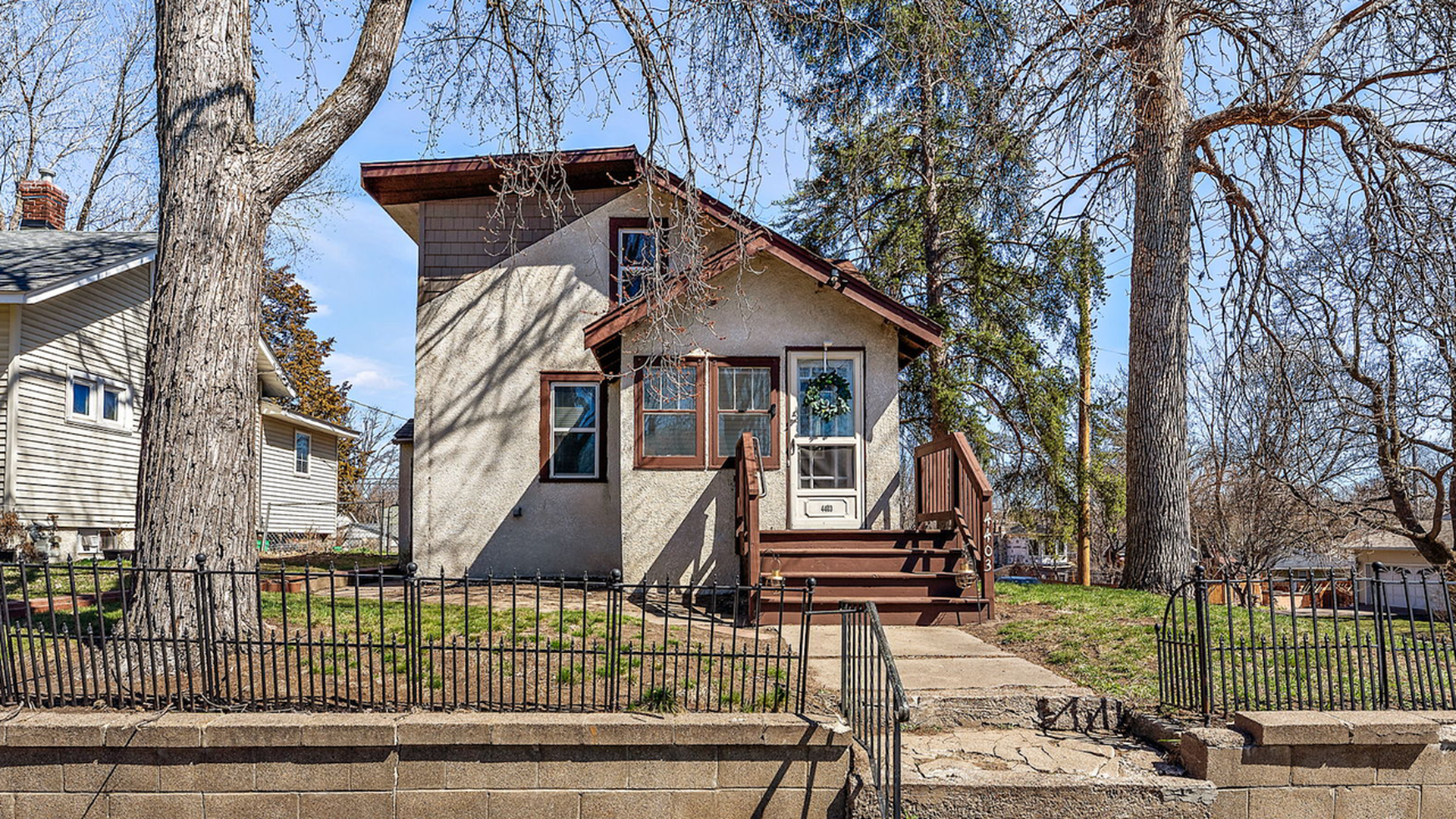 smaller house with steps