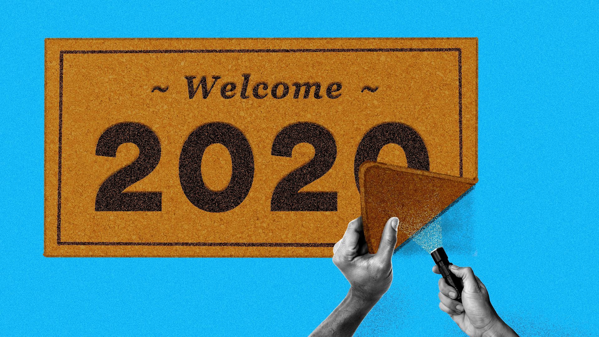 2020 doormat illustration