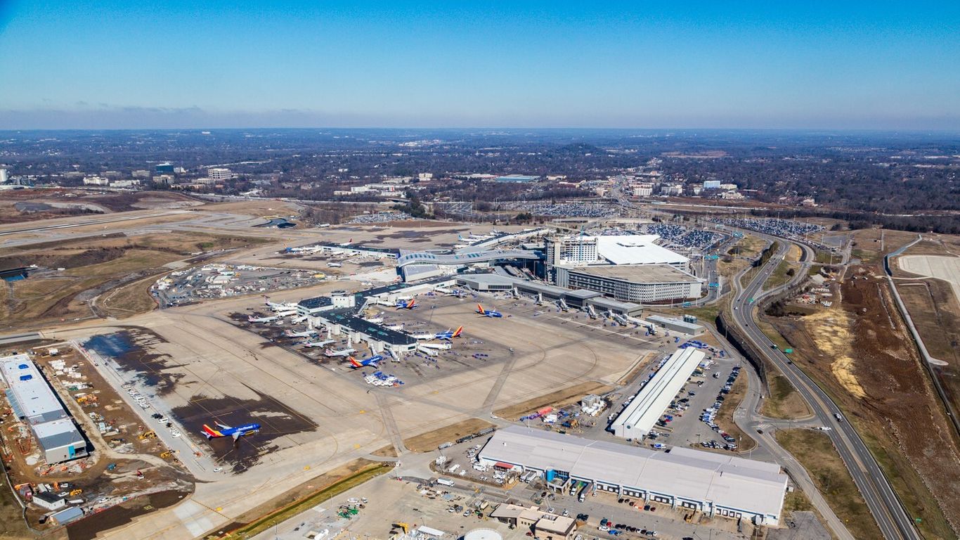 BNA moves cell phone lot offsite Axios Nashville