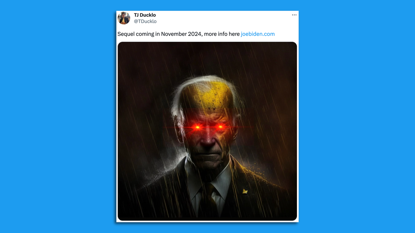 "Dark Brandon" is driving Biden's 2024 campaign merch sales