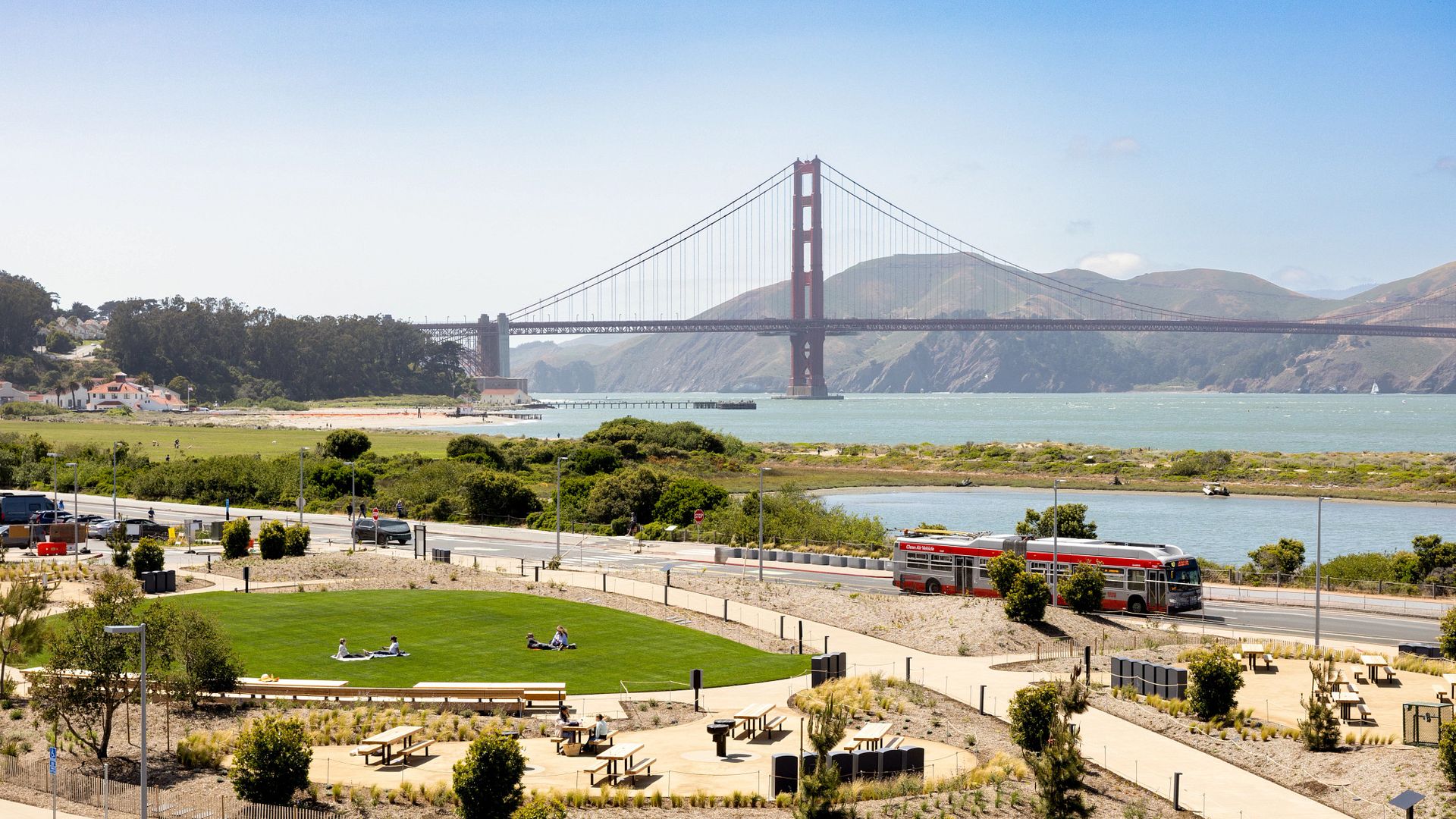 Presidio opens Outpost Meadow with new picnic tables and lawn