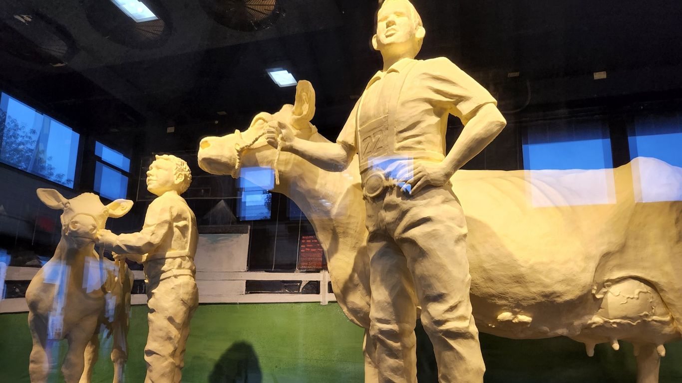 Ohio State Fair unveils largest butter sculpture in history