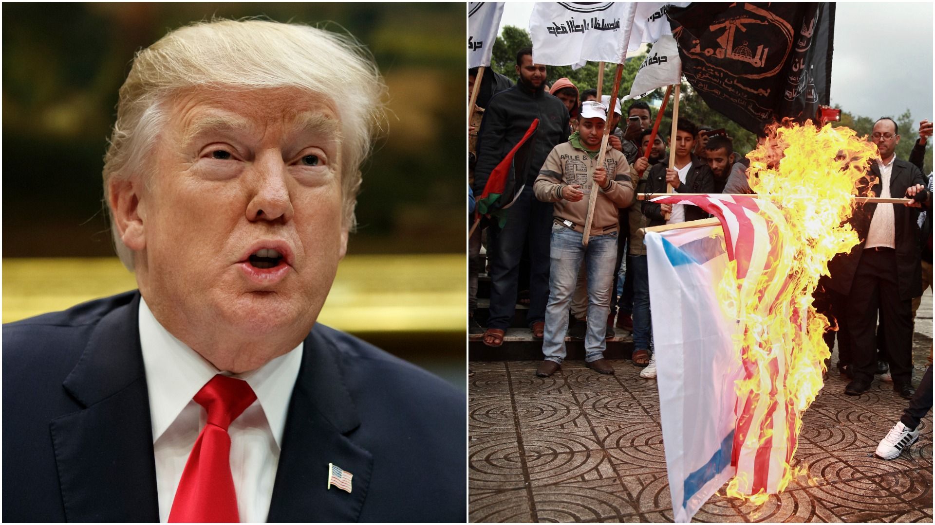 Trump recognizes Jerusalem as Israel's capital.