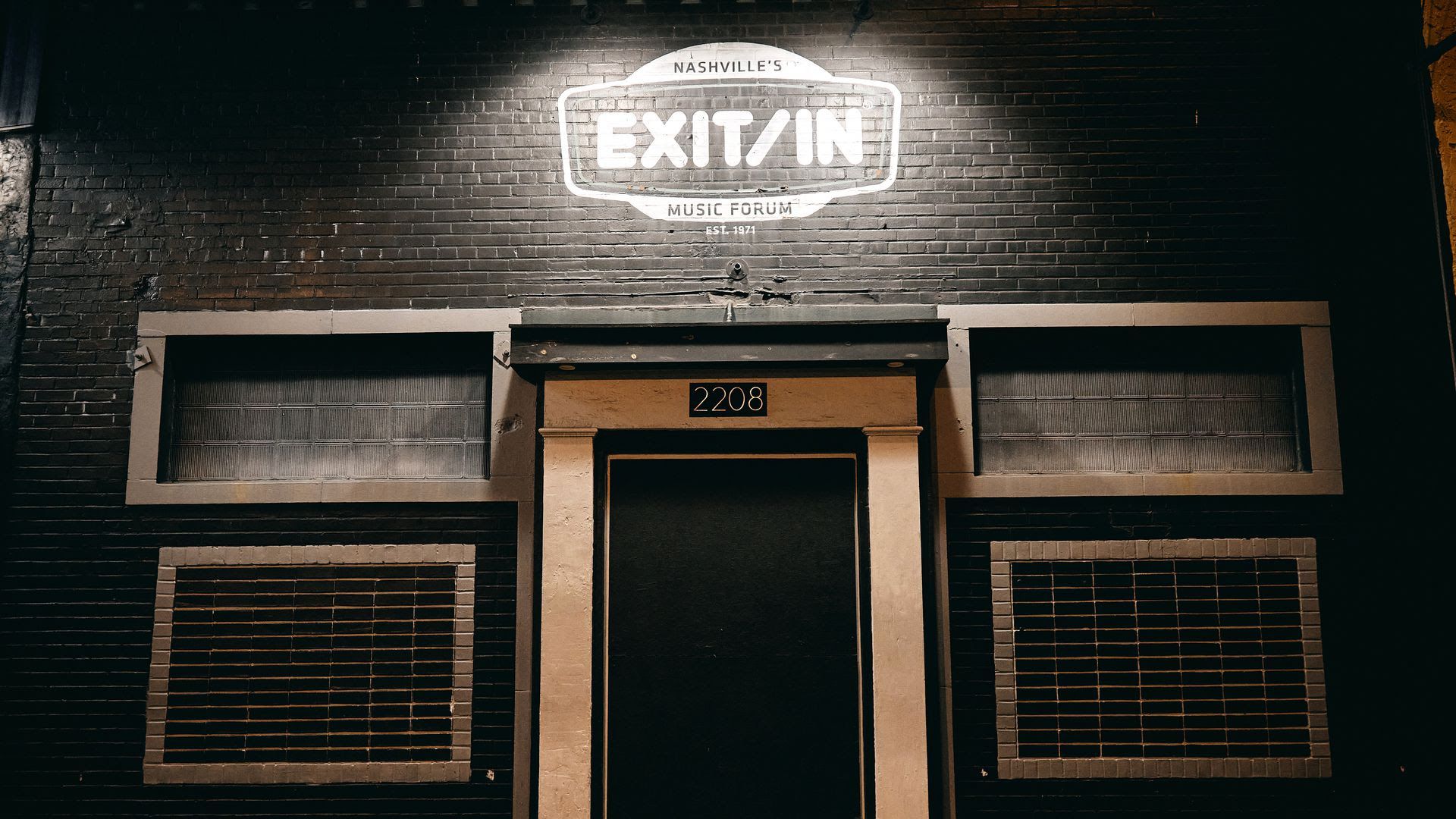 The Nashville music venue Exit/In. 