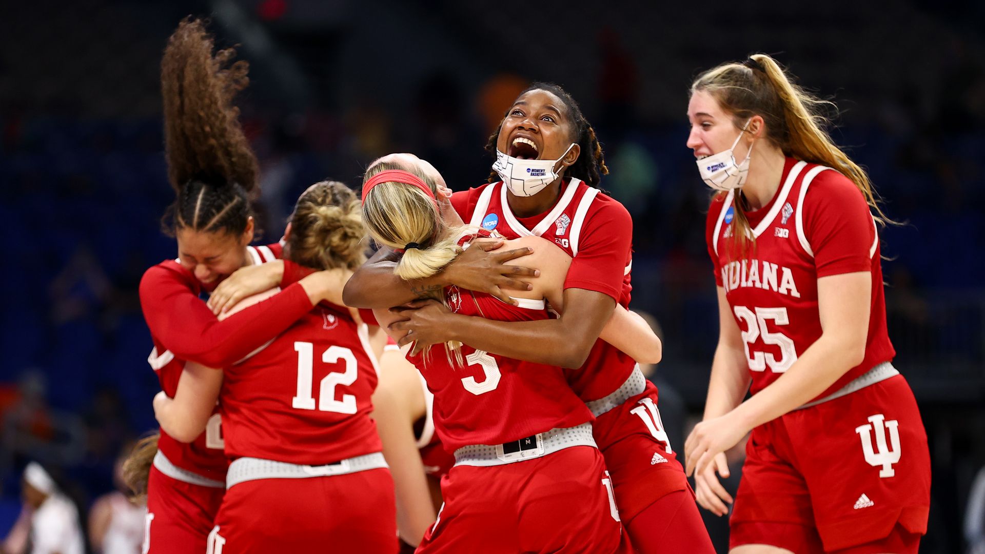 Indiana celebrating
