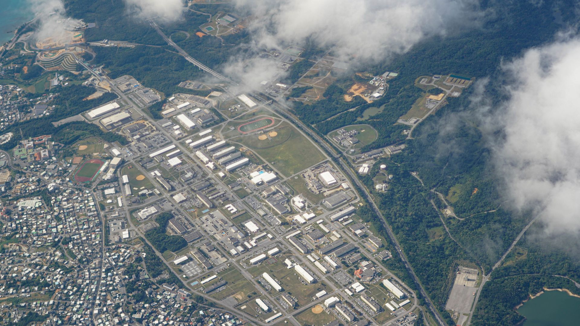 The U.S. Marine Corps' Camp Hansen in Okinawa, Japan.
