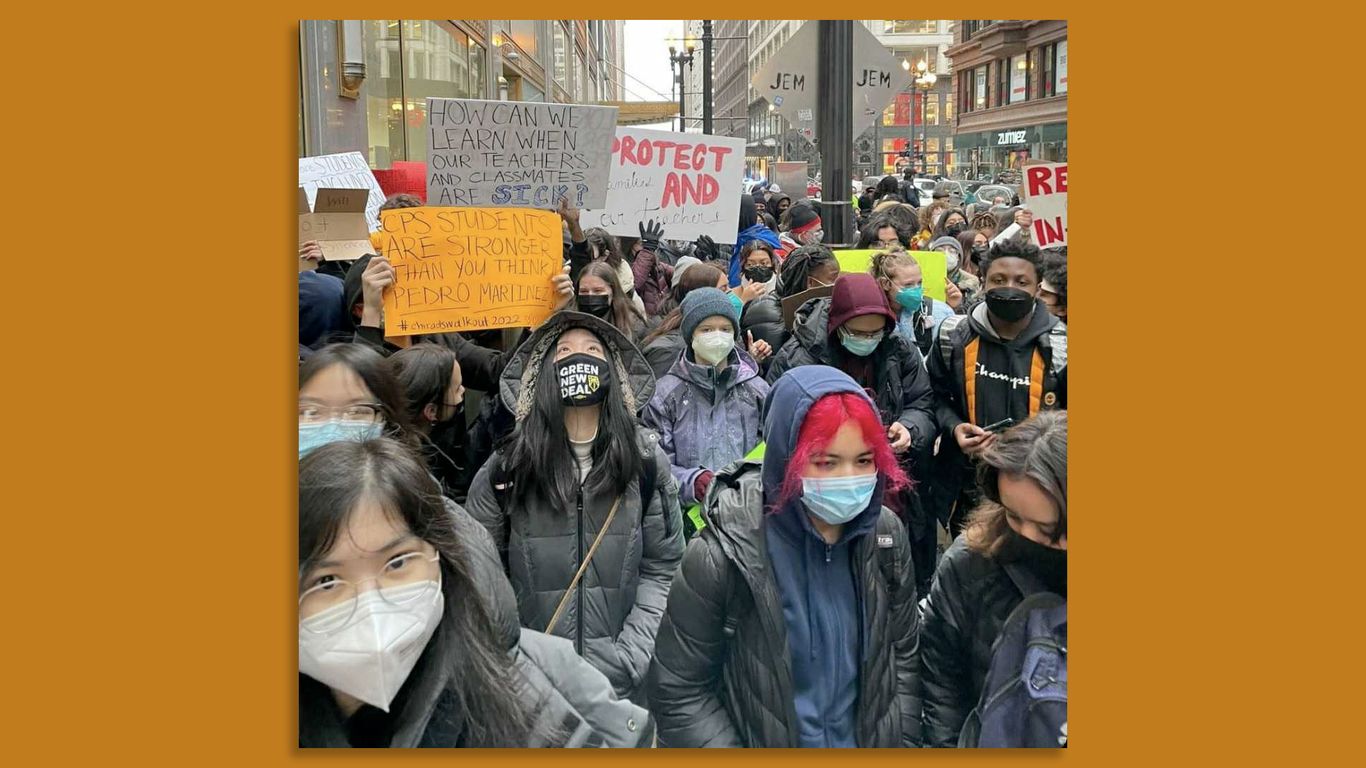 Chicago Public Schools face COVID demands and allegations - Axios Chicago