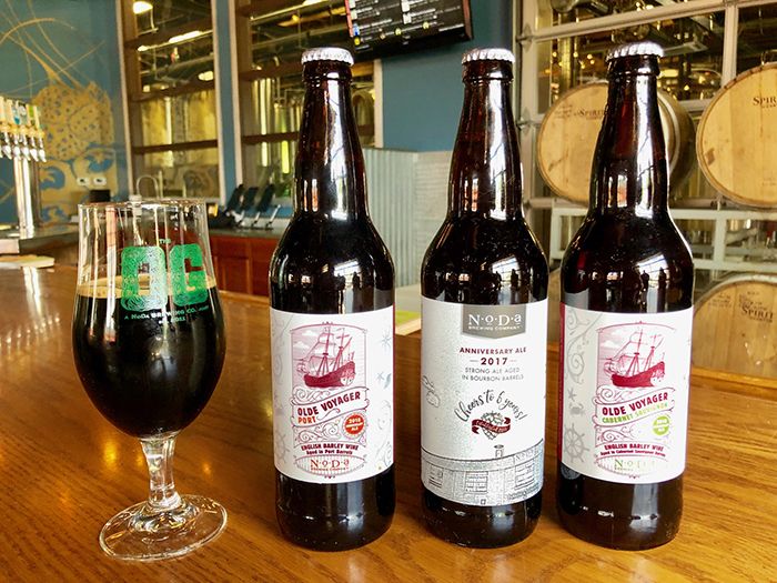 bottles at noda brewing taproom