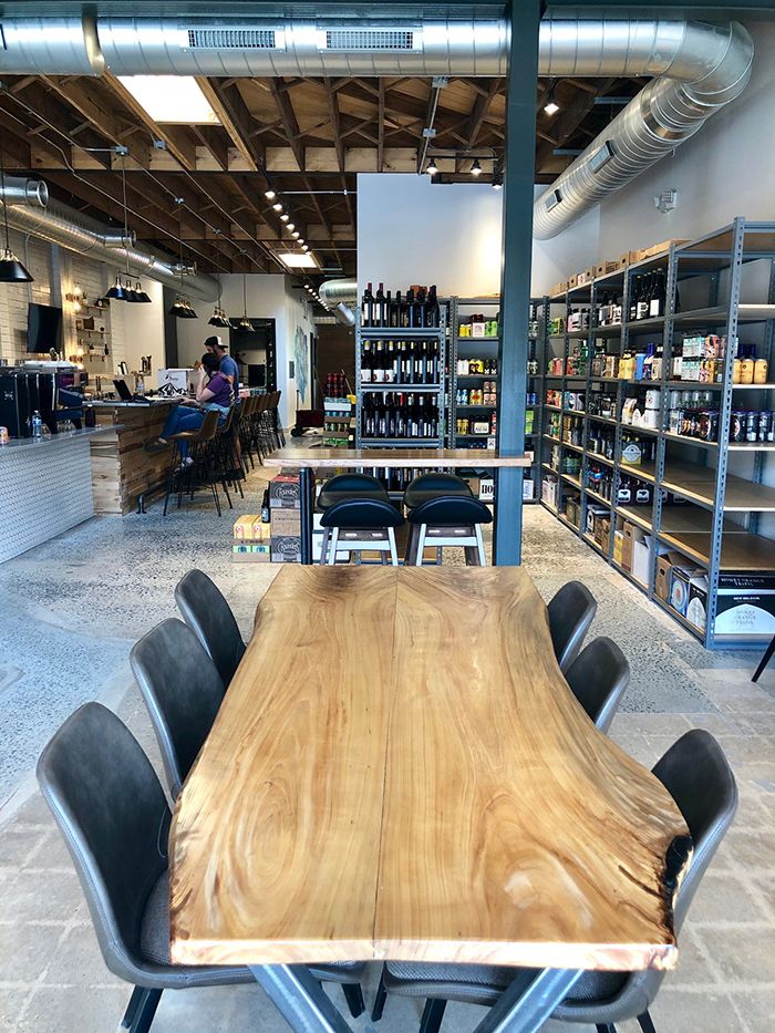 table at the hobbyist in villa heights charlotte