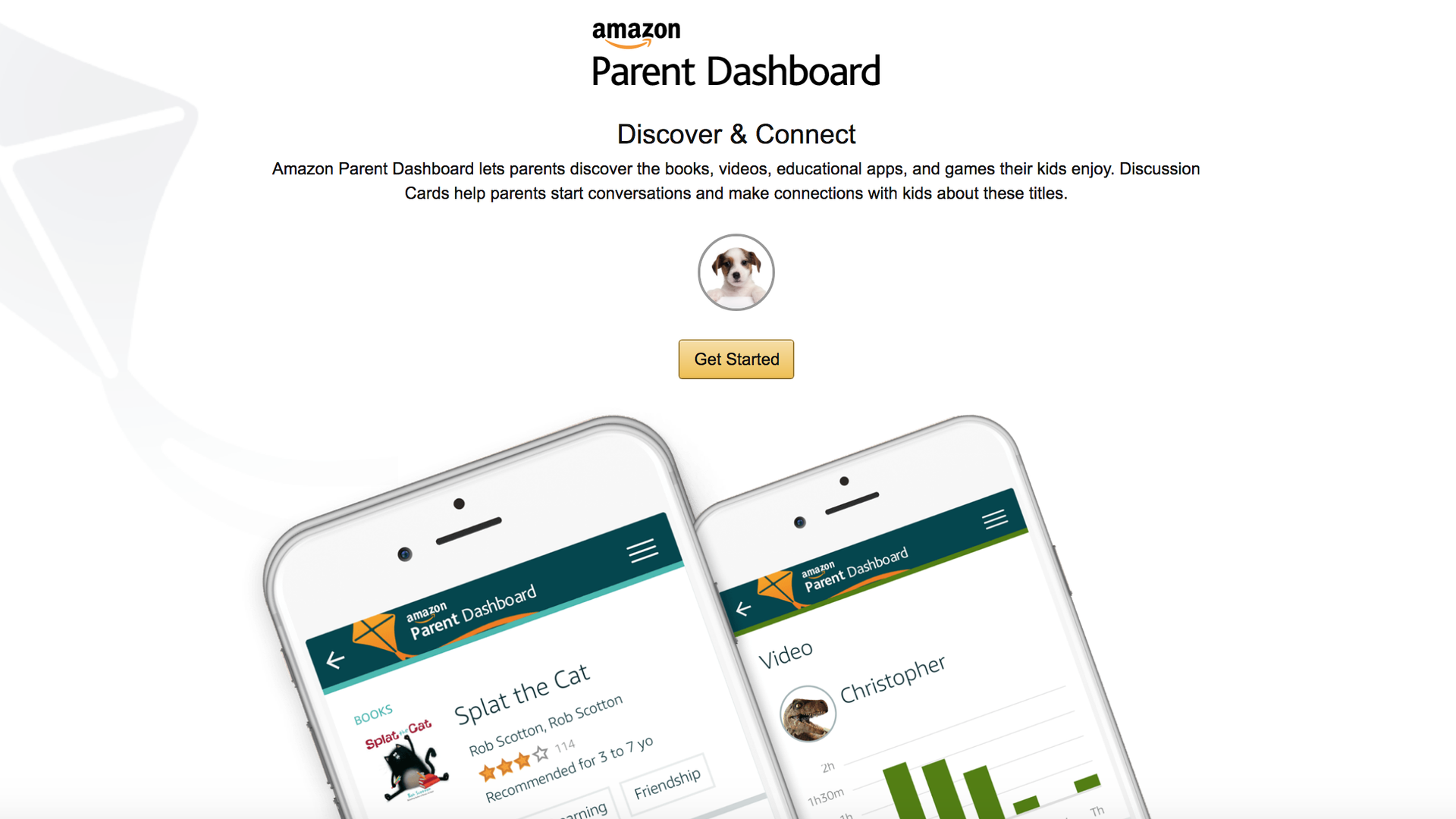 A screenshot of Amazon's new parental dashboard