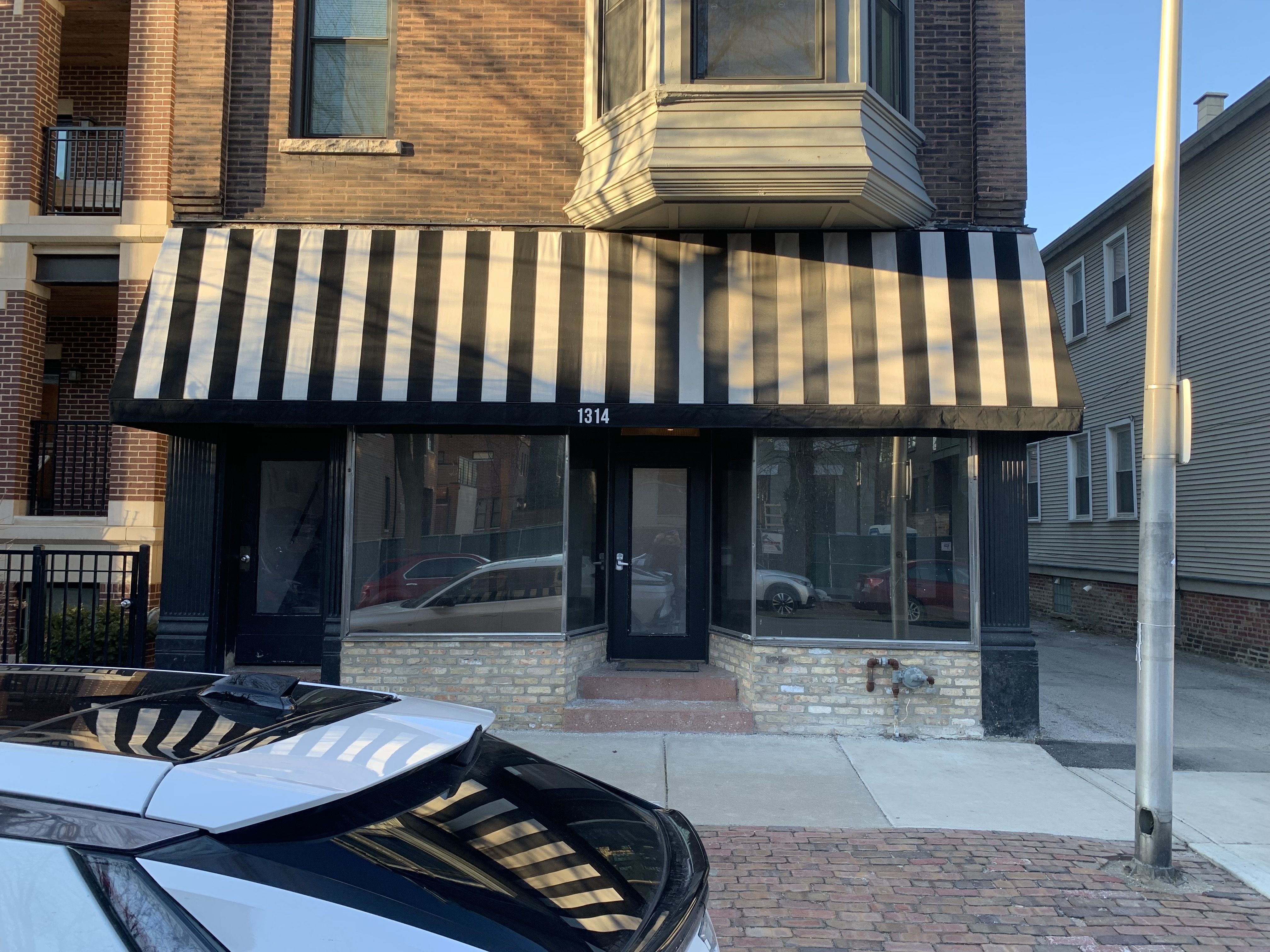Photo of an empty restaurant storefront