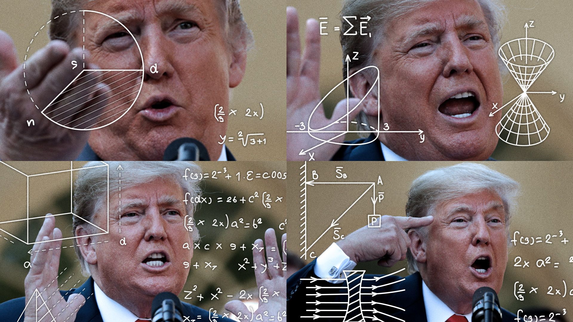 Trump's magic math.