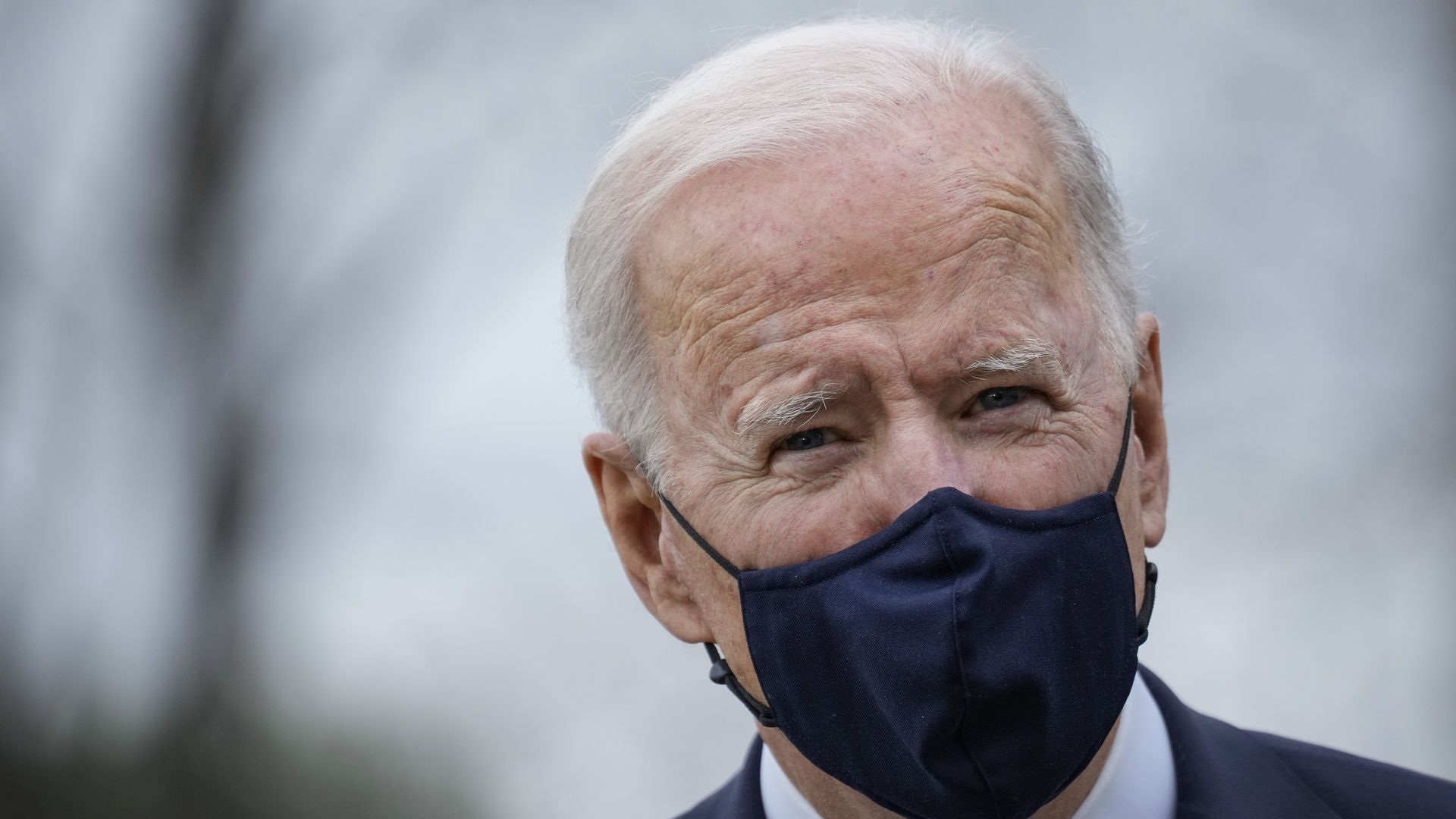 President Biden outside of the White House on March 16.