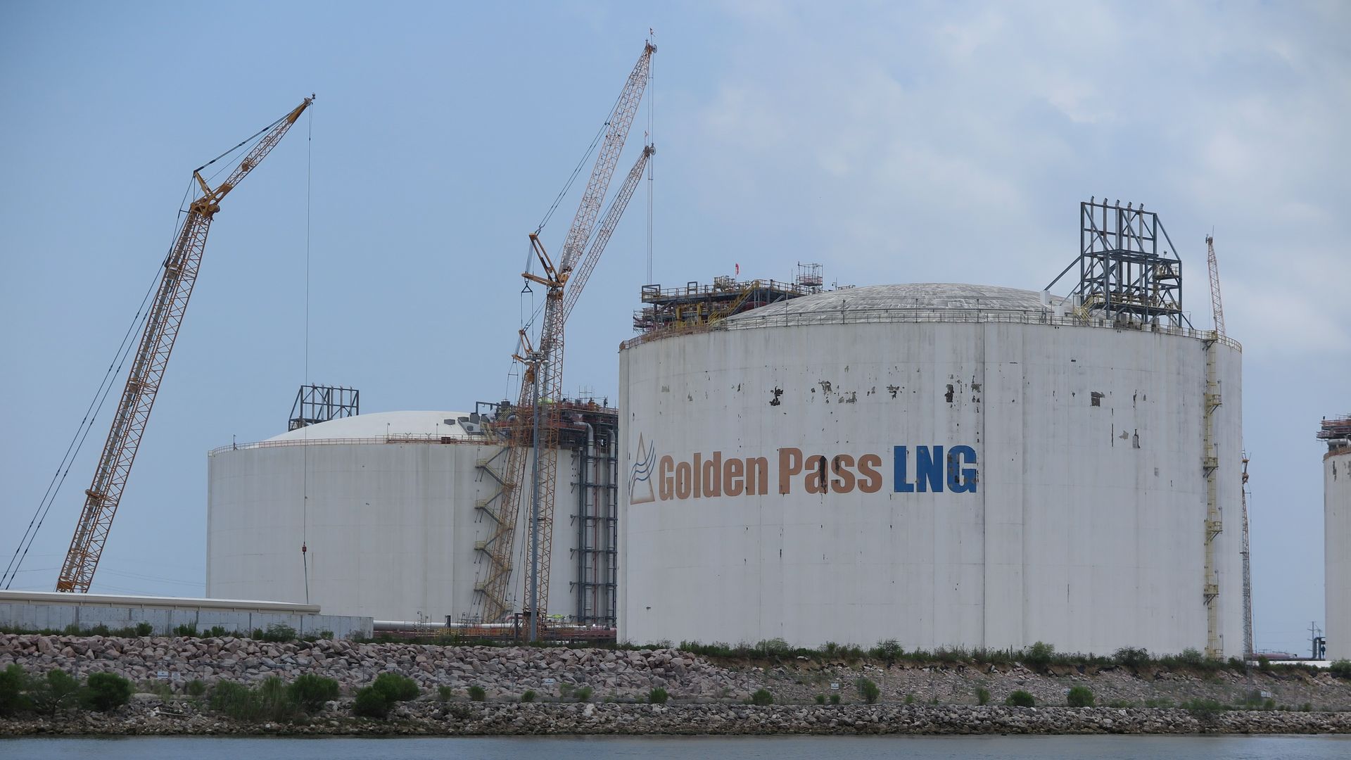 LNG terminal under construction in Texas