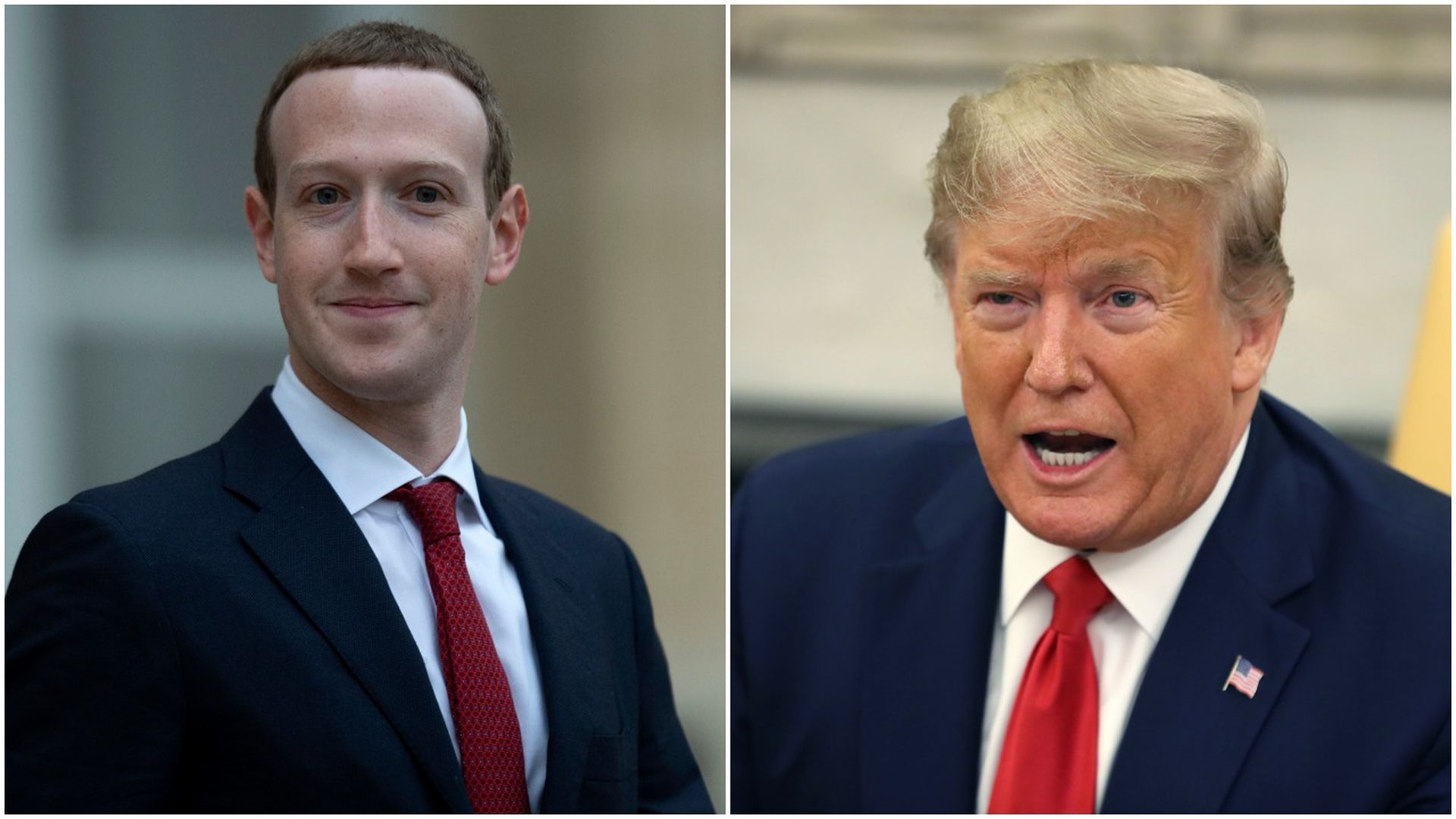 Zuckerberg and Trump