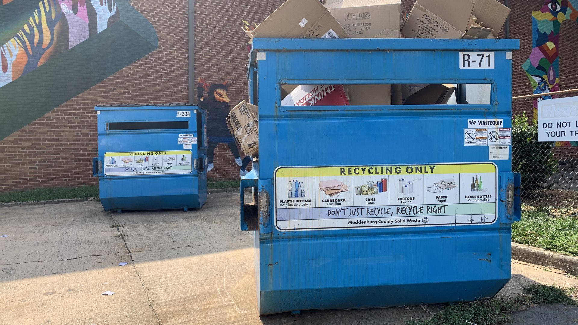recycling bin charlotte nc