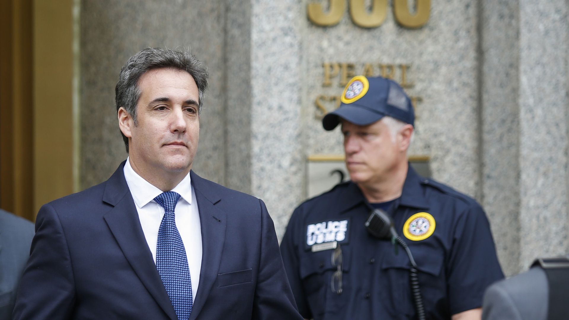 Michael Cohen walking.