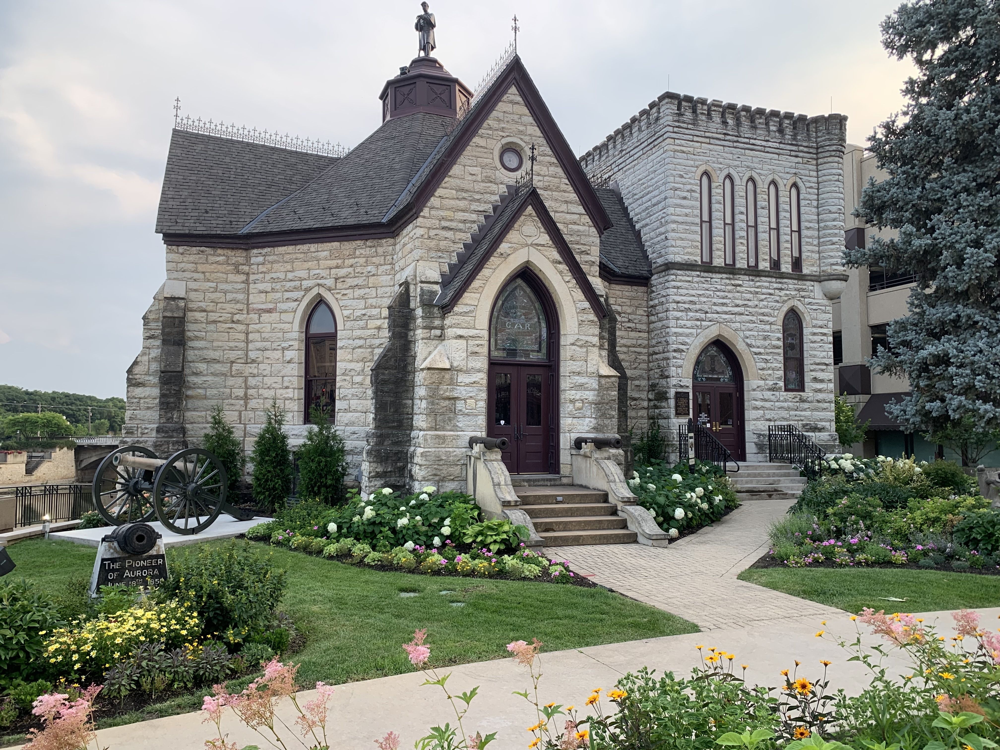 Photo of an old church