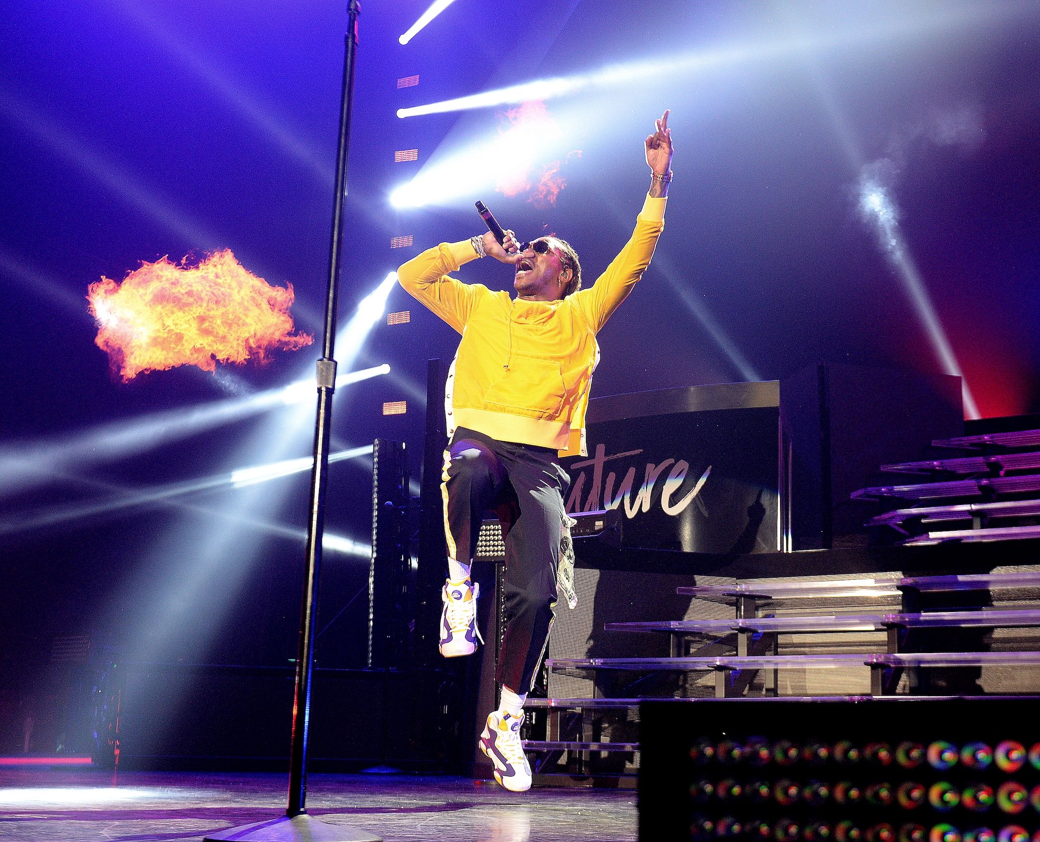 Rapper Future performs.