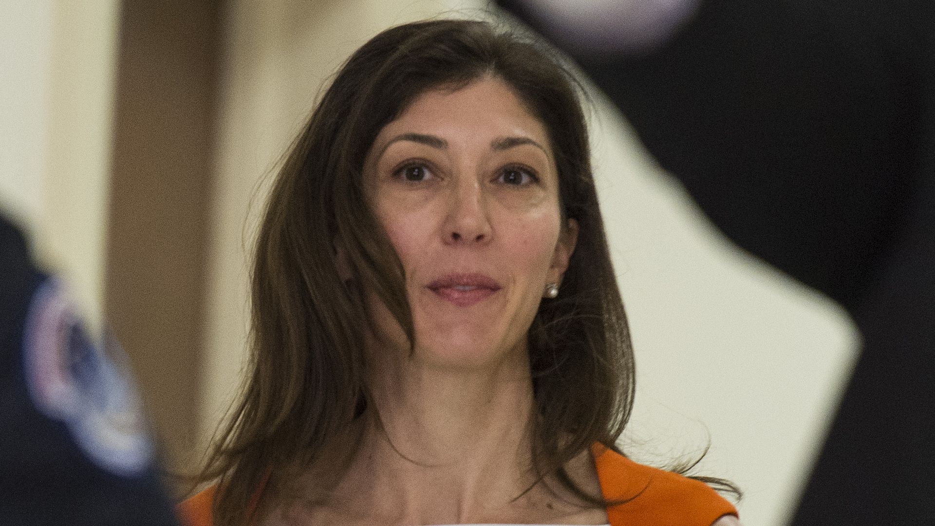 Lisa Page, former legal counsel to former FBI Director Andrew Mc Cabe, arrives on Capitol Hill July 16, 2018 